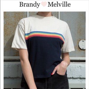 Brandy Melville rainbow tee